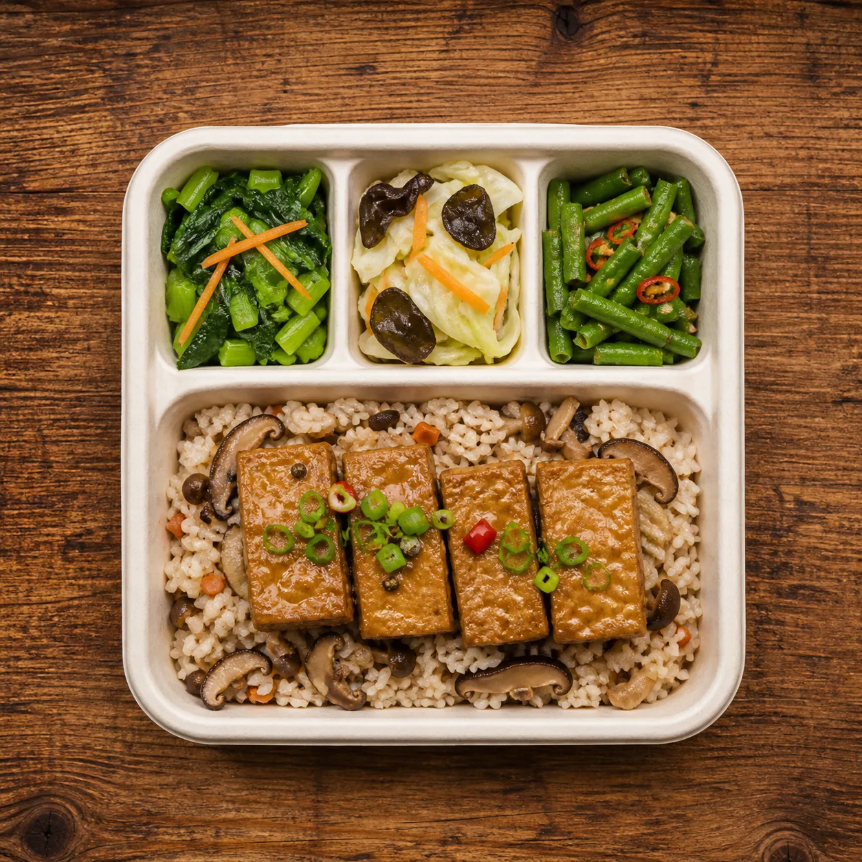 蔬食便當