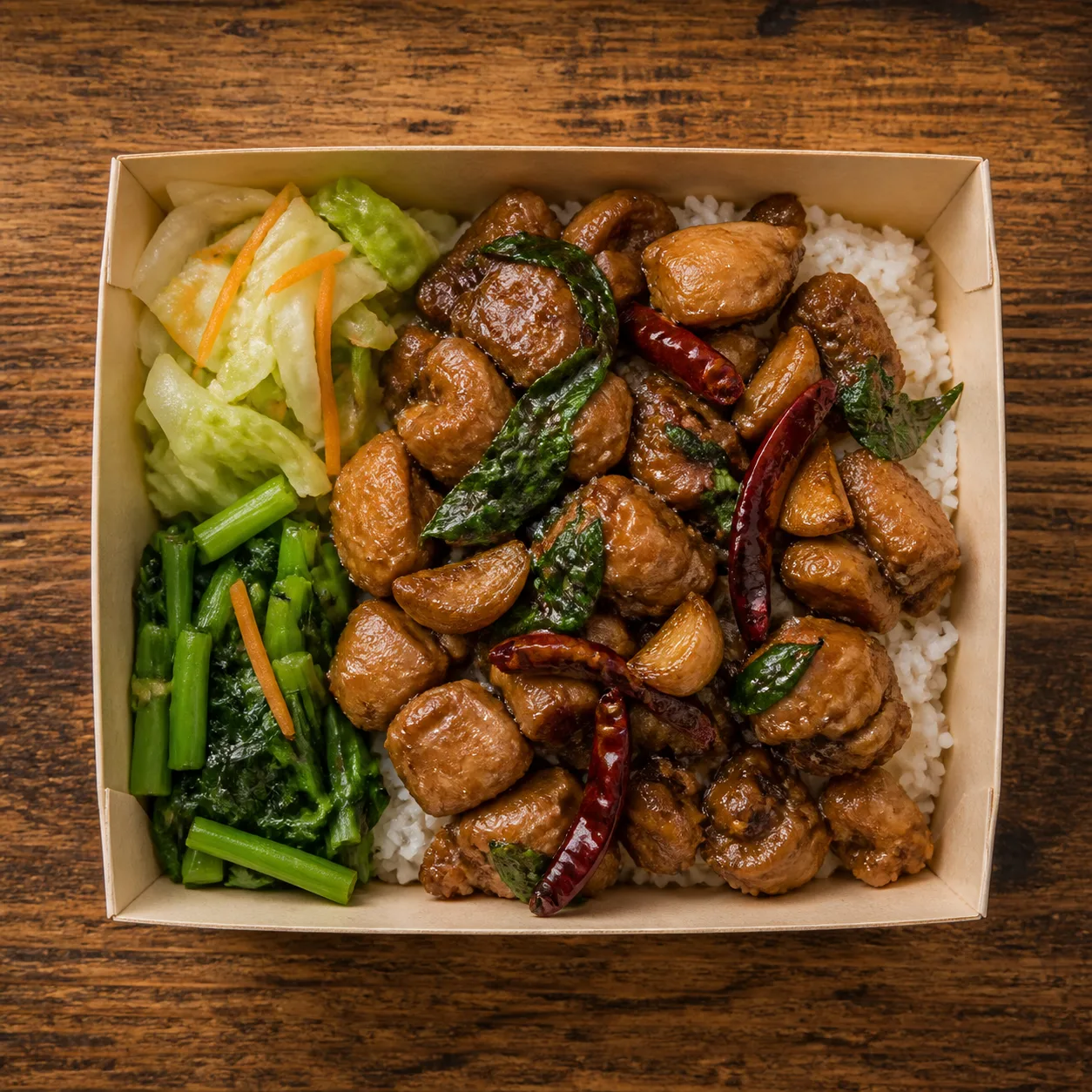 三杯雞餐盒