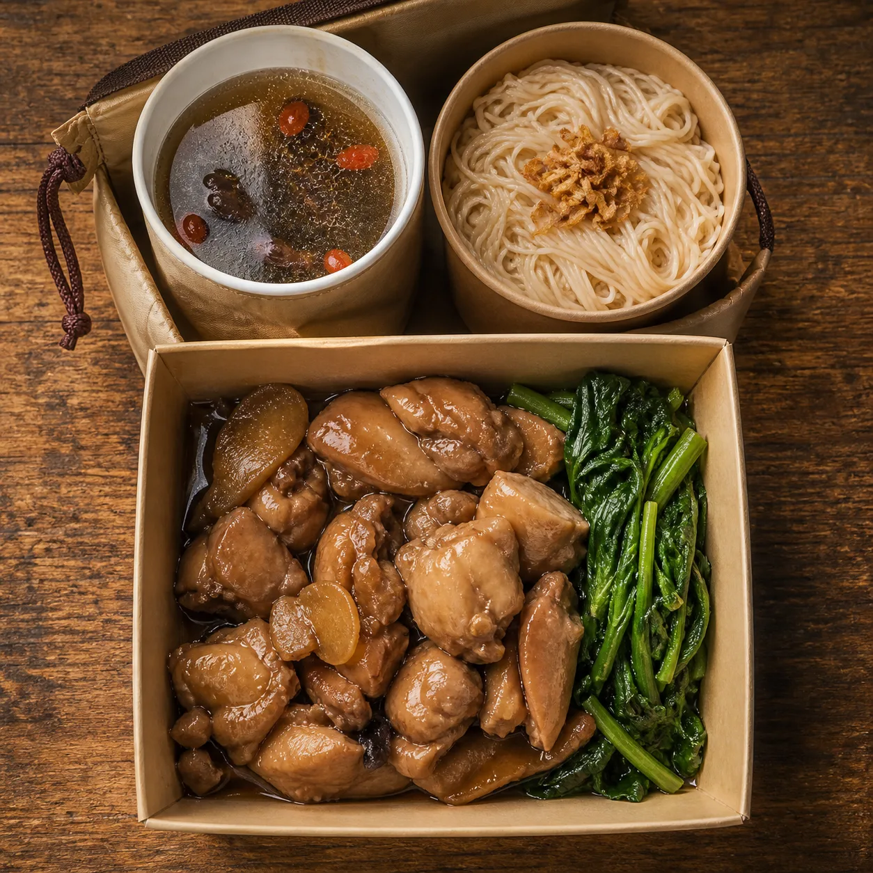 麻油雞便當