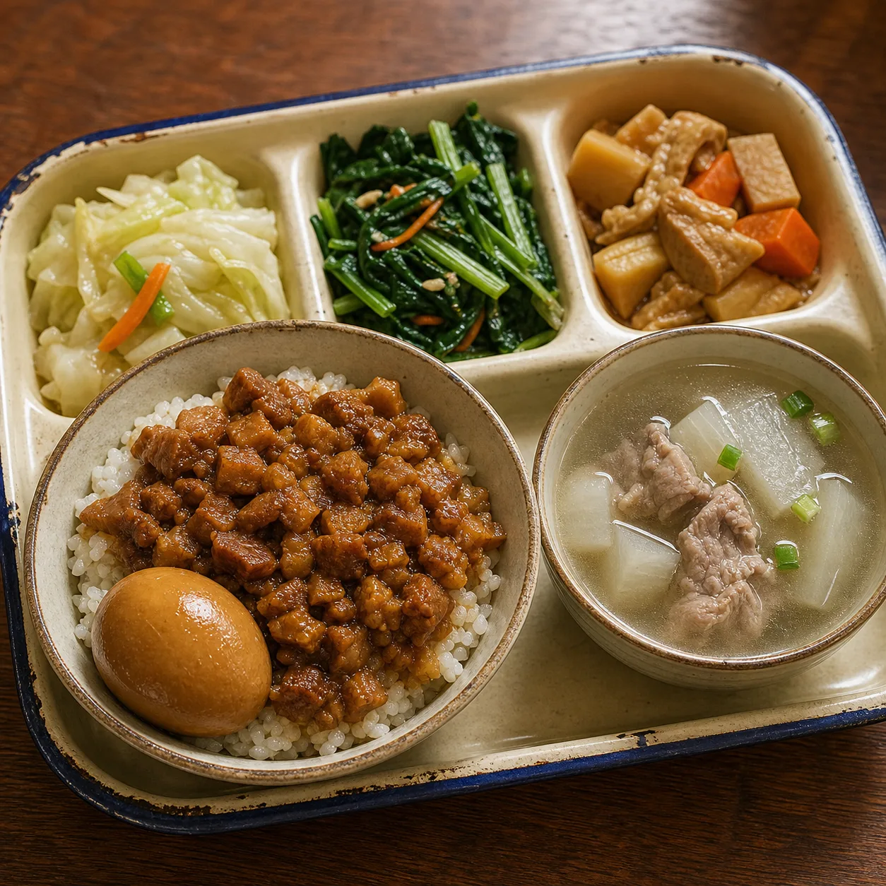 滷肉飯定食
