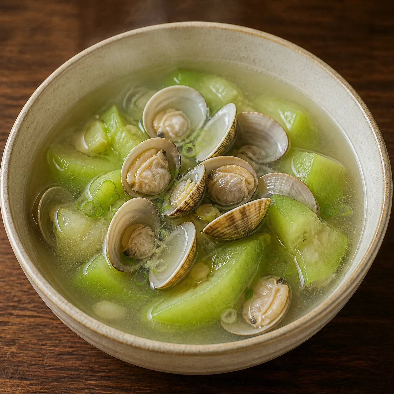 蛤蜊絲瓜湯