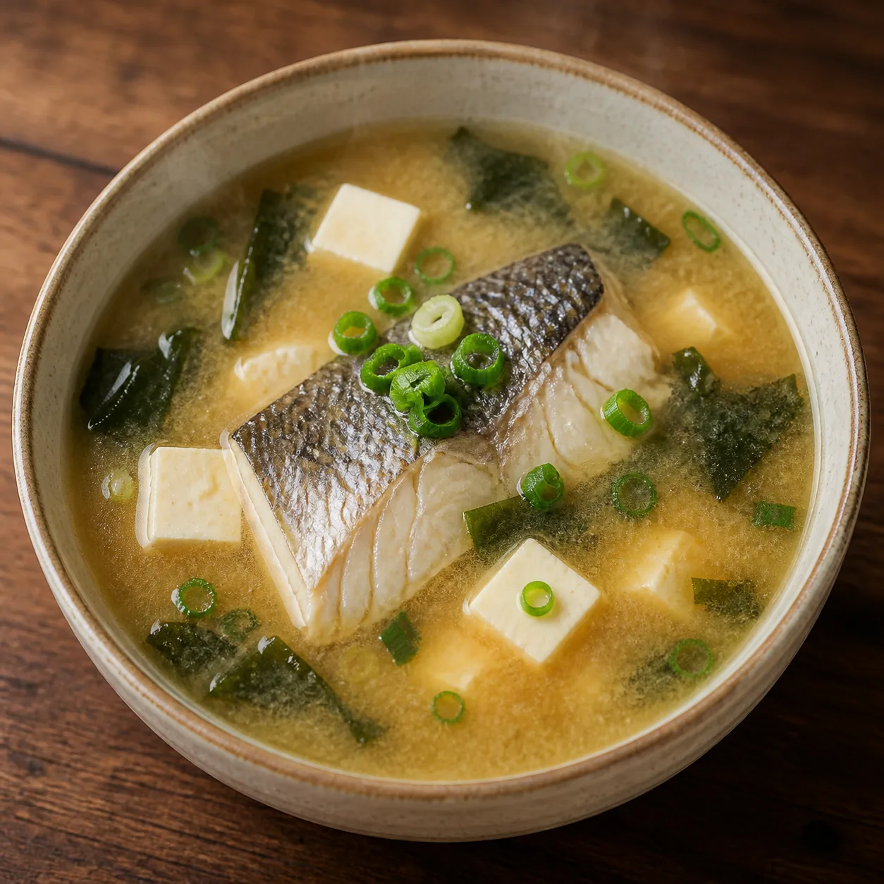 味噌魚湯